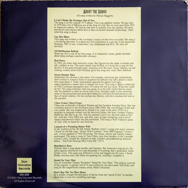 Blackberry Rose And Other Songs & Sorrows From Lavender Country | Mint (M) Mint (M)-Music History