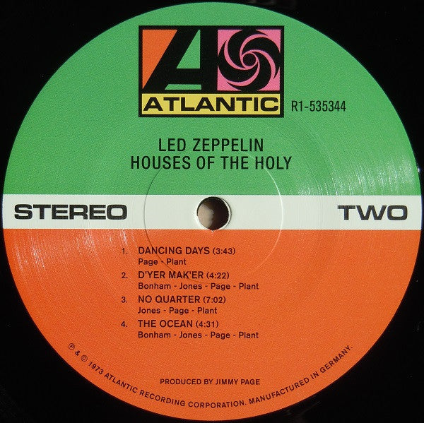 Led Zeppelin - Houses Of The Holy | Mint (M) Mint (M)-Music History