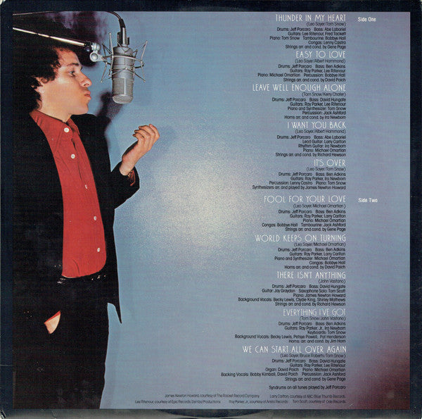 Leo Sayer - Thunder In My Heart | Near Mint (NM) Very Good Plus (VG+)-Music History