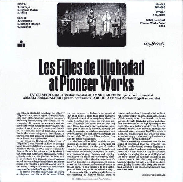 Les Filles de Illighadad - At Pioneer Works | Mint (M) Mint (M)--Music History