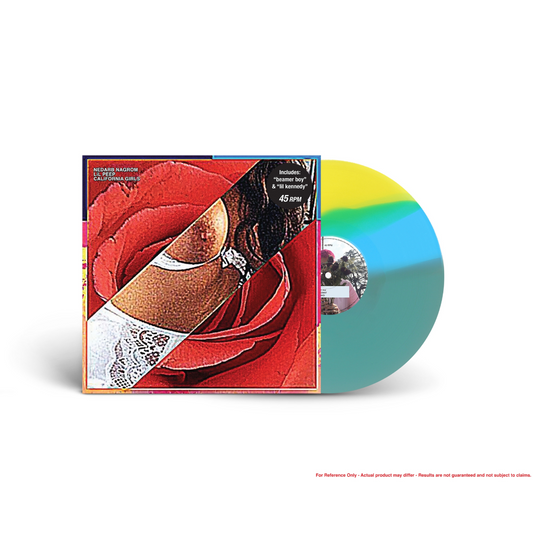 Lil Peep - California Girls (Tri-Color - Transparent Electric Blue + Sky Blue + Opaque Yellow VINYL) | Mint (M) Mint (M)-Music History