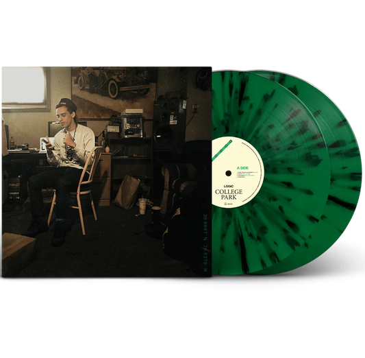 Logic - College Park (Limited Edition, "Varsity" Green & Black Splatter, Artist Signed) (2 Lp's) |-Music History