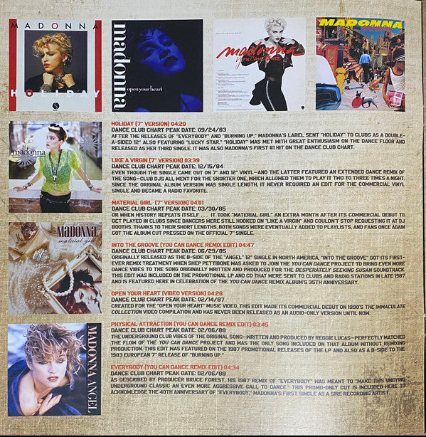 Madonna - Finally Enough Love (50 Number Ones) | Mint (M) Mint (M)-Music History
