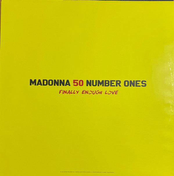 Madonna - Finally Enough Love (50 Number Ones) | Mint (M) Mint (M)-Music History
