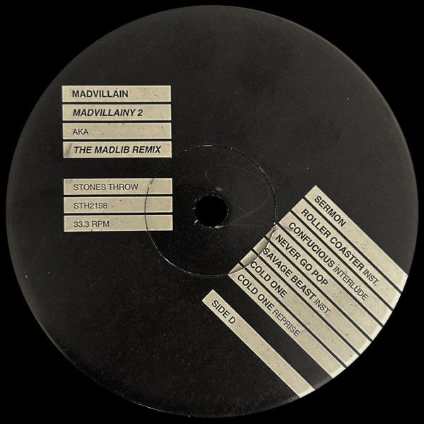 Madvillain (MF DOOM + Madlib) - Madvillainy 2: The Madlib Remix | Mint (M) Mint (M)-Music History