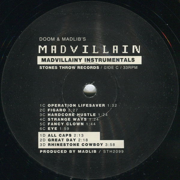 Madvillain (MF DOOM + Madlib) - Madvillainy Instrumentals | Mint (M) Mint (M)-Music History