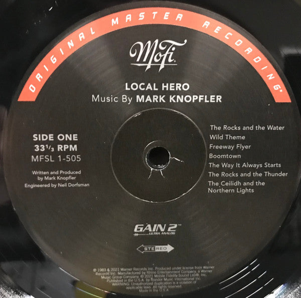 Mark Knopfler - Local Hero (MFSL VINYL) | Mint (M) Mint (M)-Music History