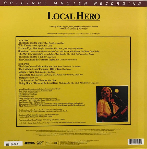 Mark Knopfler - Local Hero (MFSL VINYL) | Mint (M) Mint (M)-Music History