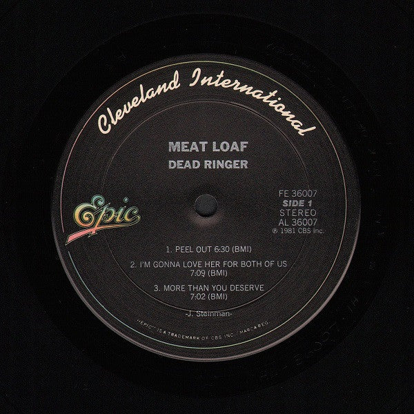 Meat Loaf - Dead Ringer | Near Mint (NM) Near Mint (NM)-Music History