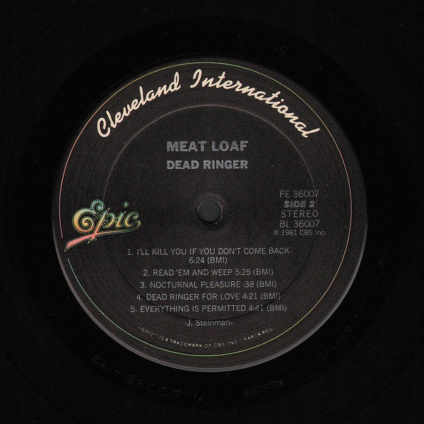 Meat Loaf - Dead Ringer | Near Mint (NM) Near Mint (NM)-Music History