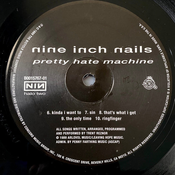 Nine Inch Nails - Pretty Hate Machine (VINYL LP THE BICYCLE MUSIC COMPANY B0015767-01 2011) | Near Mint (NM or M-) Near Mint (NM)-Music History