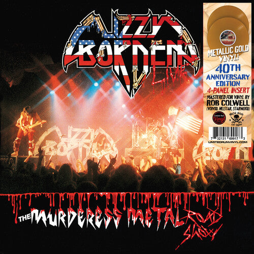 Lizzy Borden - (PRESALE 6/26/26) The Murderess Metal Road Show: 40th Ann. (GATFLD GOLD 2xVINYL) | Mint (M) Mint (M)-Music History