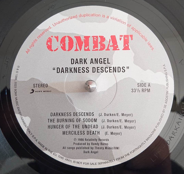Darkness Descends (VINYL) |-Music History