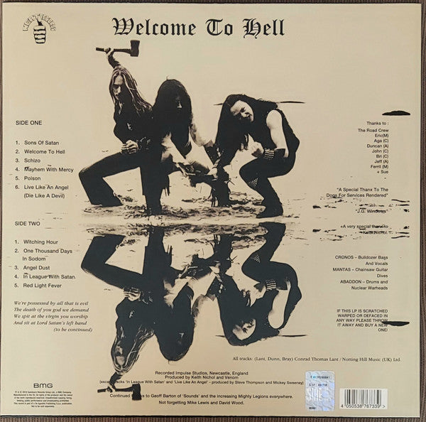 Venom (8) - Welcome To Hell (VINYL) |-Music History