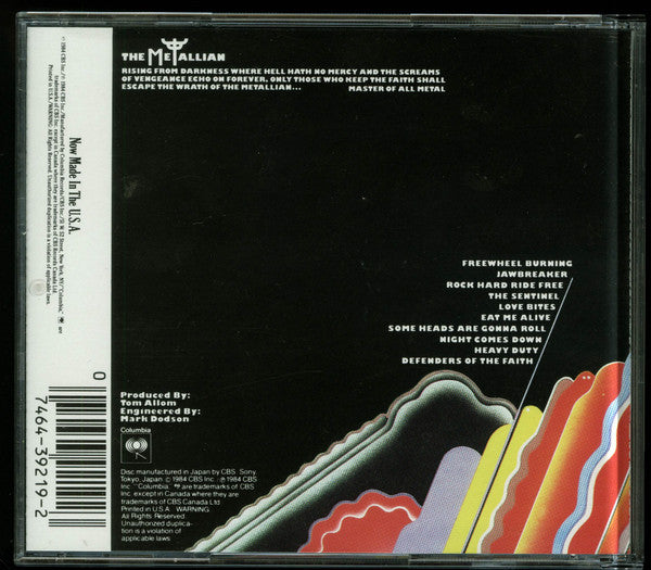 Judas Priest - Defenders Of The Faith (CD) | Near Mint (NM or M-)-Music History
