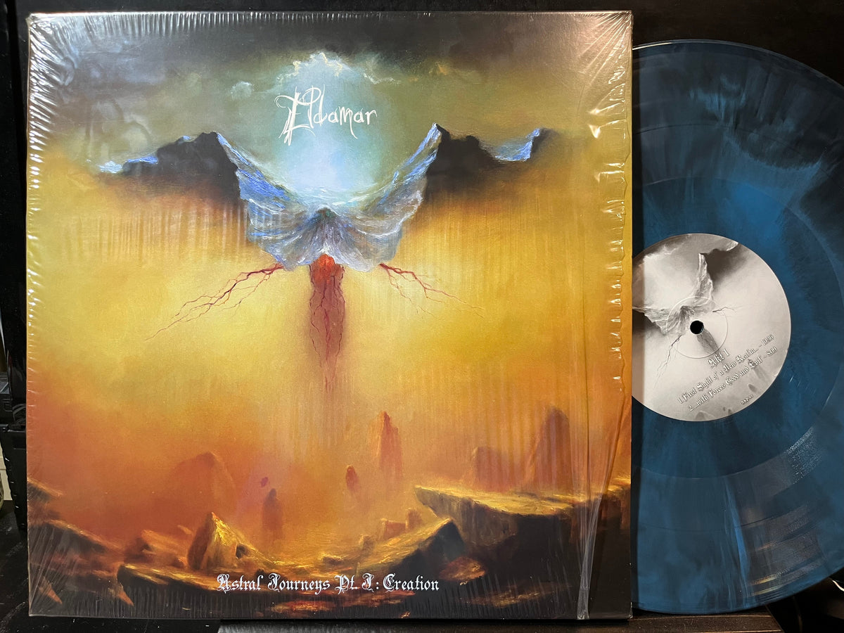 Eldamar - Astral Journeys Pt. I: Creation (BLUE & BLACK GALAXY VINYL LP NORTHERN SILENCE PRODUCTIONS NSP 301 2024) | USED Near Mint (NM or M-) Near Mint (NM)-Music History