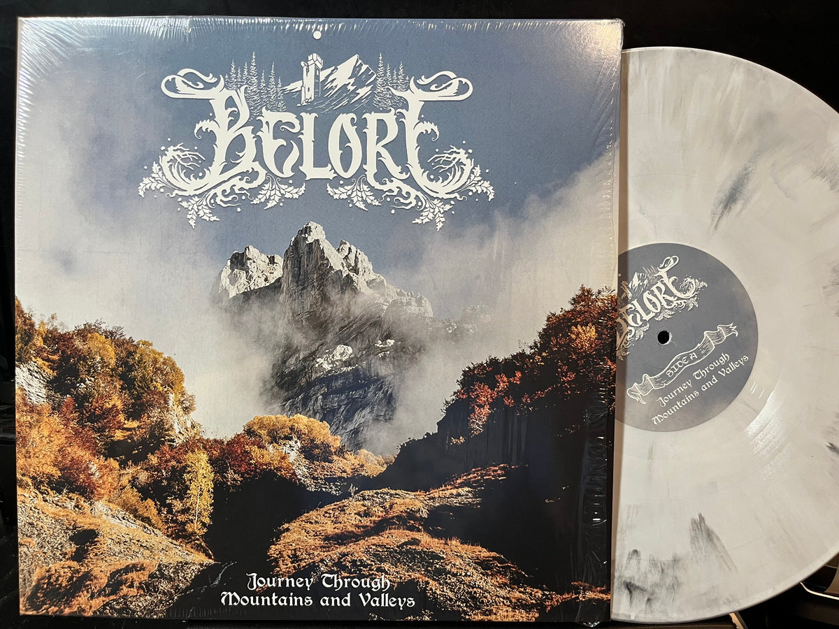 Belore - Journey Through Mountains And Valleys (BLACK & WHITE MARBLE VINYL LP NORTHERN SILENCE PRODUCTIONS NSP 183 2024) | USED Near Mint (NM or M-) Near Mint (NM)-Music History