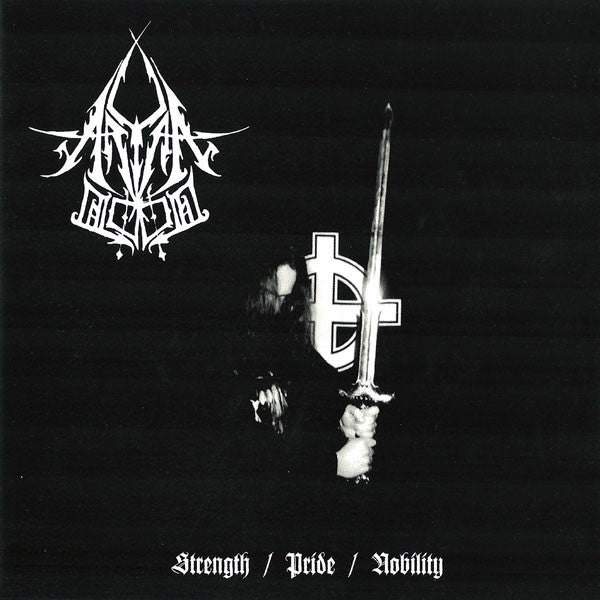 Aryan Blood - Strength / Pride / Nobility / The Chant Of Barbarian Wolves (7" VINYL) | Near Mint (NM) Near Mint (NM)-Music History