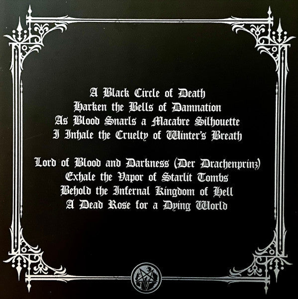 Satanic Warmaster - Exultation Of Cruelty (VINYL) | Near Mint (NM) Near Mint (NM)-Music History
