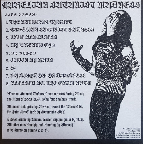 Satanic Warmaster - Carelian Satanist Madness (VINYL) | Near Mint (NM) Near Mint (NM)-Music History