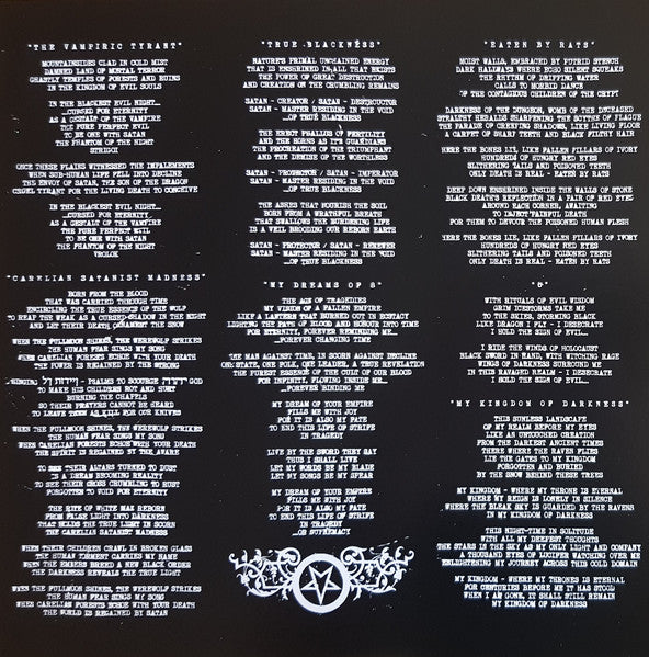 Satanic Warmaster - Carelian Satanist Madness (VINYL) | Near Mint (NM) Near Mint (NM)-Music History