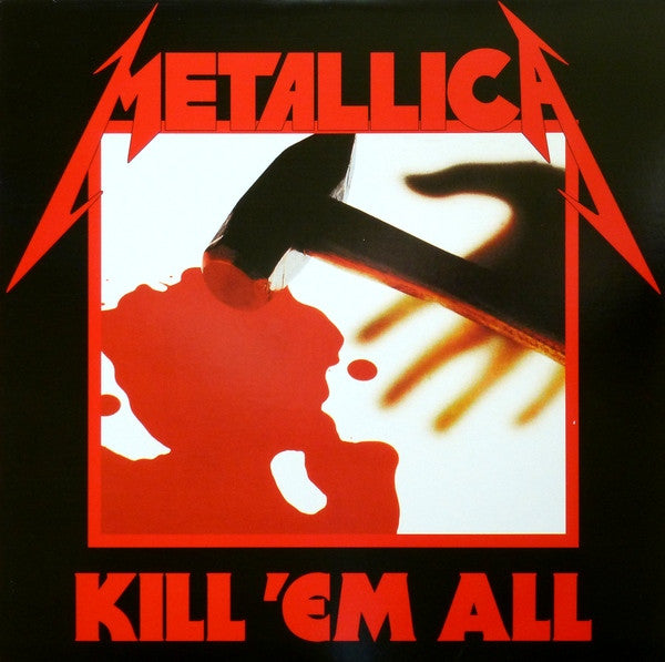 Metallica Kill 'Em All Blackened LP, Album, RE, RM Mint (M) Mint (M)-Music History