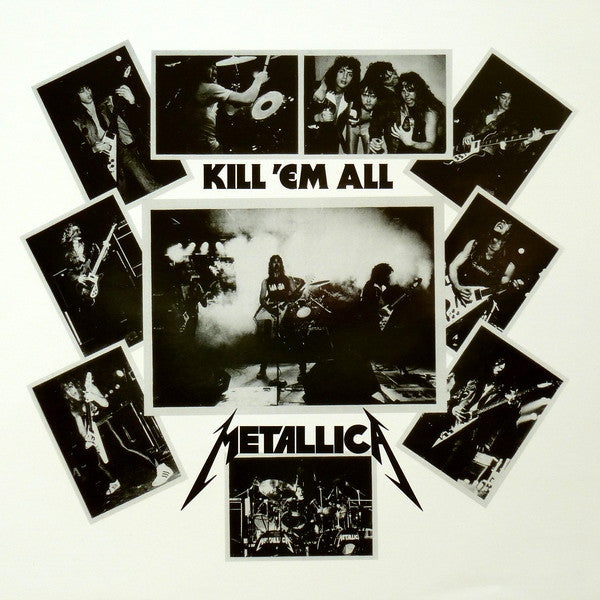 Metallica Kill 'Em All Blackened LP, Album, RE, RM Mint (M) Mint (M)-Music History