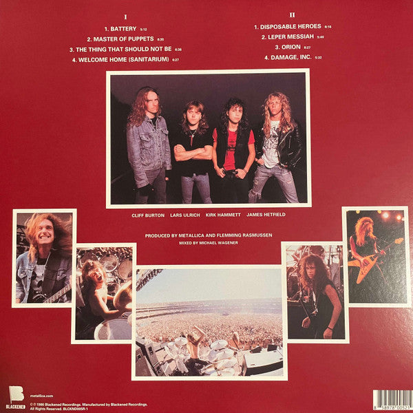 Metallica - Master Of Puppets (180 GRAM VINYL) | Mint (M) Mint (M)-Music History