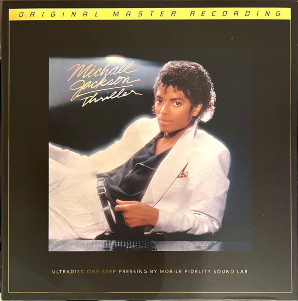 Michael Jackson Thriller Mobile Fidelity Sound Lab, Epic, MJJ Productions LP, Album, Ltd, Num, RE, RM, S/Edition, 180 Mint (M) Mint (M)-Music History