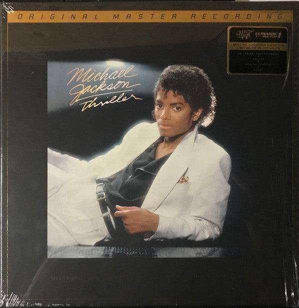 Michael Jackson Thriller Mobile Fidelity Sound Lab, Epic, MJJ Productions LP, Album, Ltd, Num, RE, RM, S/Edition, 180 Mint (M) Mint (M)-Music History