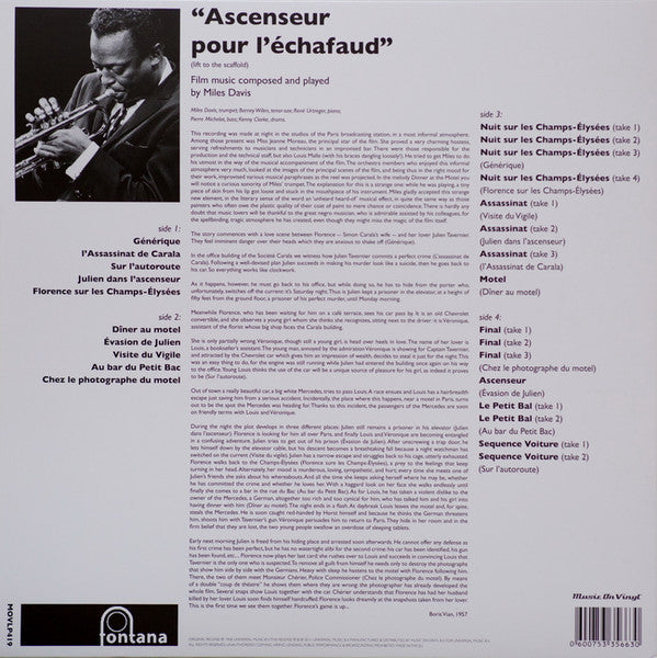 Miles Davis - Ascenseur Pour L'Échafaud (Lift To The Scaffold) | Mint (M) Mint (M)-Music History