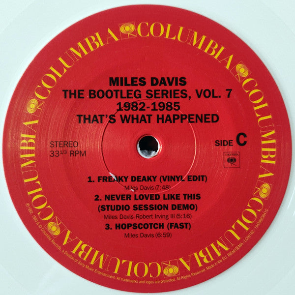 Miles Davis That's What Happened 1982-1985 (The Bootleg Series, Vol. 7) Columbia, Legacy, Sony Music 2xLP, Whi Mint (M) Mint (M)-Music History
