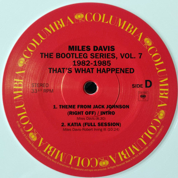 Miles Davis That's What Happened 1982-1985 (The Bootleg Series, Vol. 7) Columbia, Legacy, Sony Music 2xLP, Whi Mint (M) Mint (M)-Music History