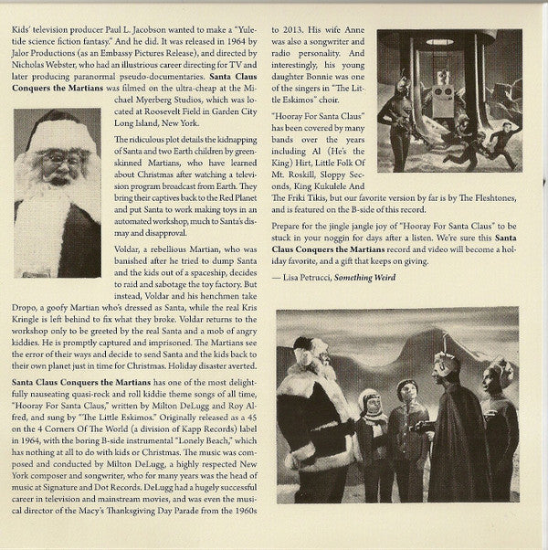 Milton DeLugg And The Little Eskimos / The Fleshto - Hooray For Santa Claus | Mint (M) Mint (M)-Music History