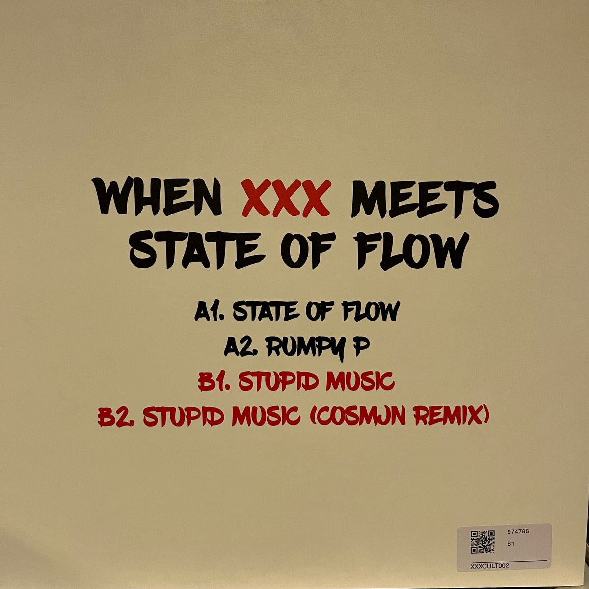 XXX Culture - When XXX Meets State Of Flow | Mint (M) Mint (M)-Music History