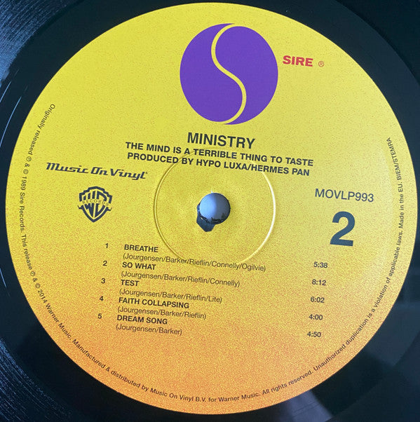 Ministry - The Mind Is A Terrible Thing To Taste | Mint (M) Mint (M)-Music History