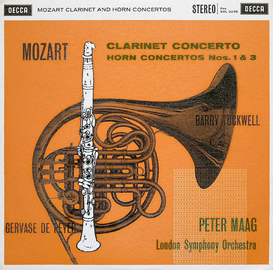 Mozart - Gervase de Peyer, Barry Tuckwell, Peter M - Clarinet Concerto / Horn Concertos Nos. 1 & 3 |-Music History