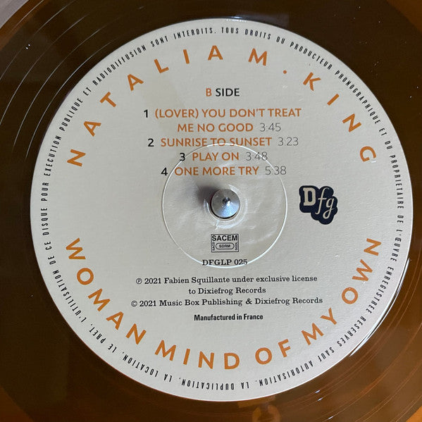 Natalia M. King - Woman Mind Of My Own | Mint (M) Mint (M)-Music History