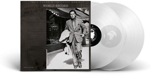 Neil Young & Crazy Horse - World Record (Indie Exclusive, Clear Vinyl) (2 Lp's) | Mint (M) Mint (M)-Music History