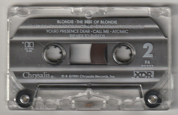Blondie - The Best Of Blondie *CASSETTE* | Near Mint (NM) Near Mint (NM)-Music History