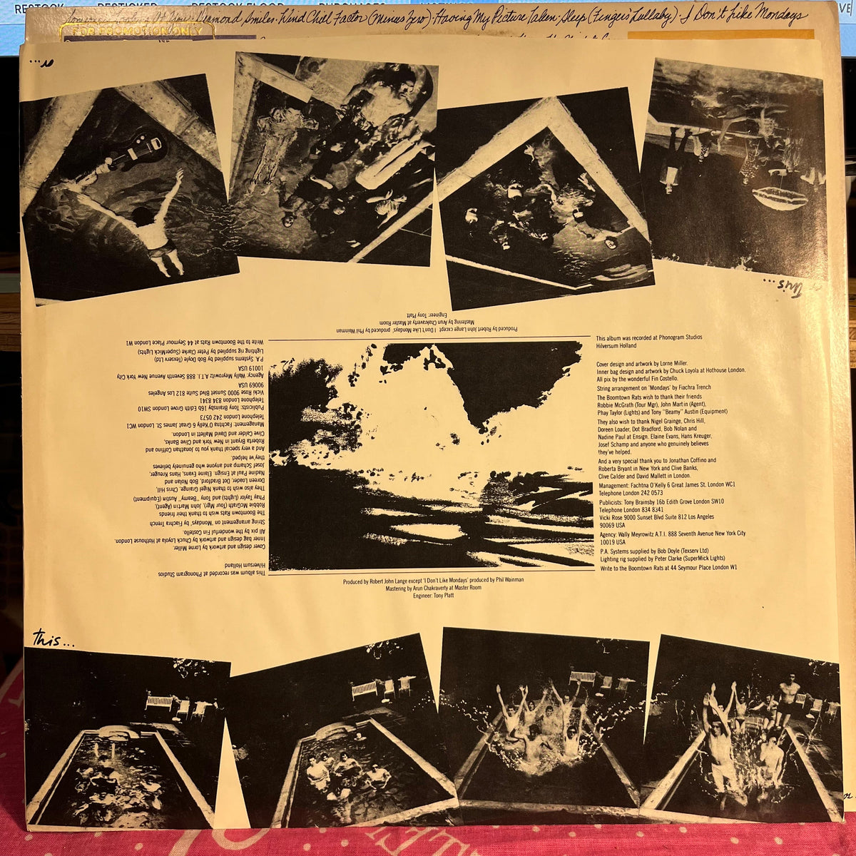 The Boomtown Rats - The Fine Art Of Surfacing *PROMO* | Near Mint (NM) Excellent (EX)-Music History