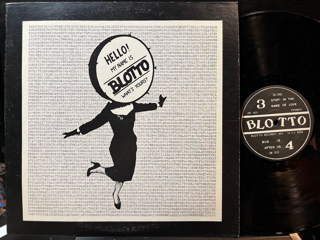 Blotto - Hello! My Name Is Blotto. What's Yours? (VINYL) | Near Mint (NM) Near Mint (NM)-Music History