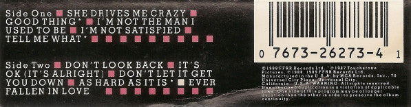 Fine Young Cannibals - The Raw & The Cooked *CASSETTE* | Near Mint (NM) Near Mint (NM)-Music History