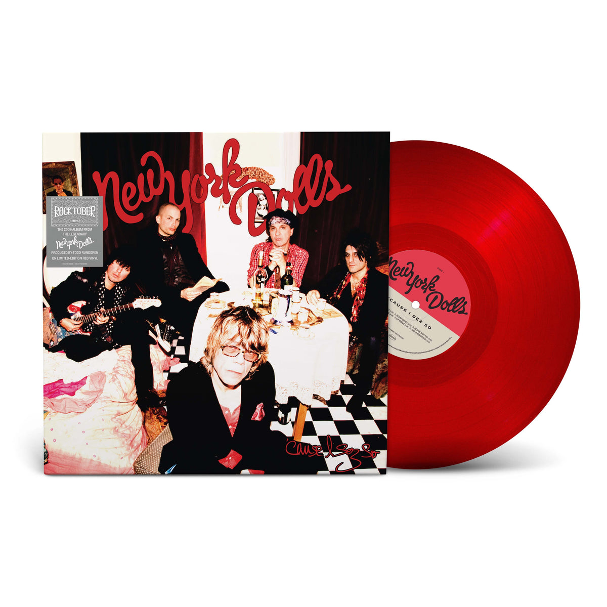 New York Dolls - 'Cuz I Sez So (RKTBR25) (RED VINYL) | Mint (M) Mint (M)-Music History