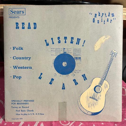 Don Rainey - Sears Roebuck And Co. Presents: Read, Listen! Learn "Rhythm Guitar" 7" | Near Mint (NM) Near Mint (NM)-Music History