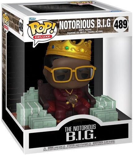 Notorious B.I.G. - Funko POP! Deluxe: The Notorious B.I.G. (Vinyl Figure, Collectible, Deluxe Edition) |-Music History