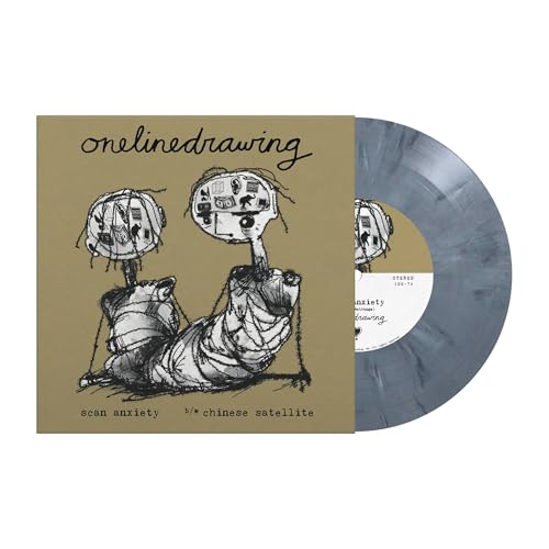 Onelinedrawing - Scan Anxiety (Cloudy Grey 7" VINYL) | Mint (M) Mint (M)-Music History