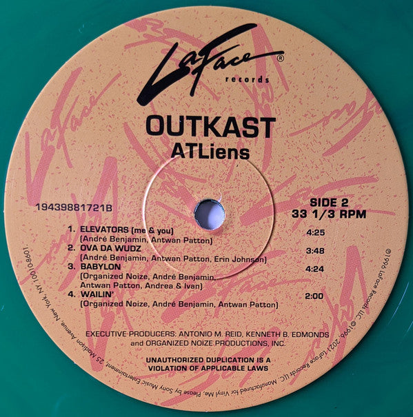 OutKast - ATLiens (VMP | NEON GREEN & BLUE GALAXY VINYL) | Mint (M) Mint (M)-Music History