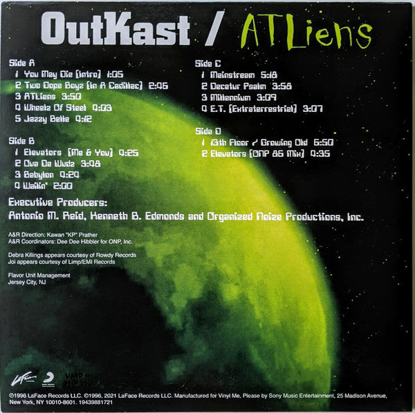 OutKast - ATLiens (VMP | NEON GREEN & BLUE GALAXY VINYL) | Mint (M) Mint (M)-Music History