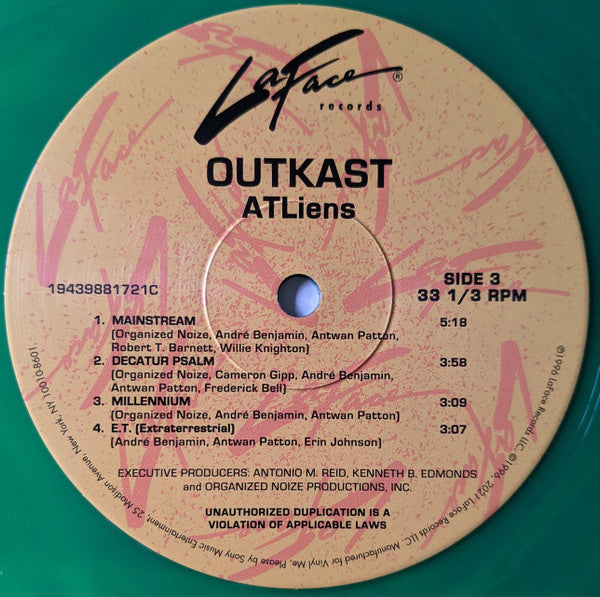 OutKast - ATLiens (VMP | NEON GREEN & BLUE GALAXY VINYL) | Mint (M) Mint (M)-Music History